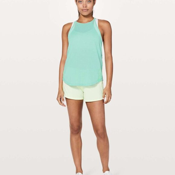 Lululemon Run Off-Route Tank in Heathered Washed Marsh / Washed Marsh - Picture 3 of 5